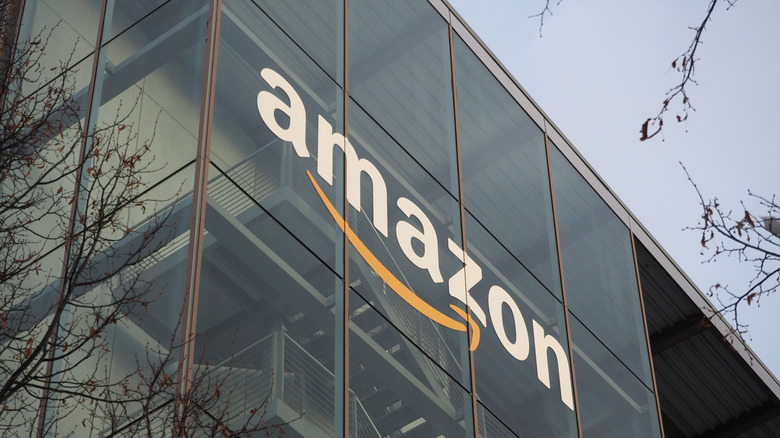 Outdoor shot of an Amazon office