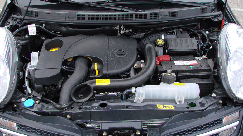 A Renault K9K in a Nissan Micra