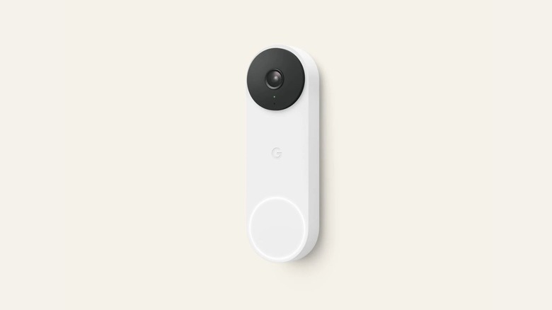 Nest Doorbell Wired in Snow color