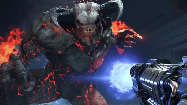 Doom Eternal's first person view