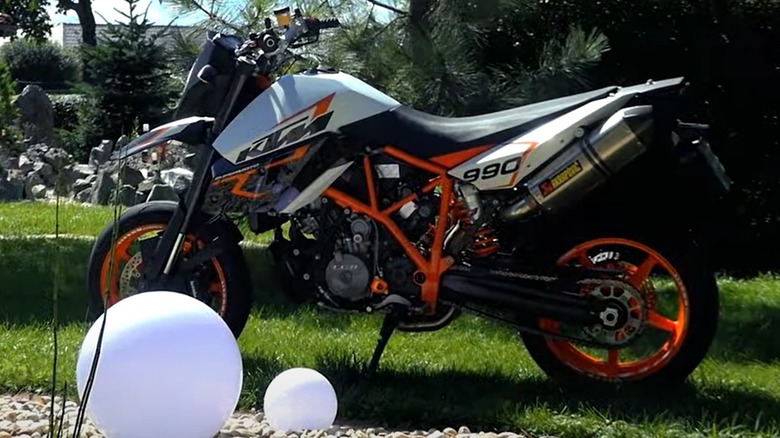 A KTM 990 Supermoto R
