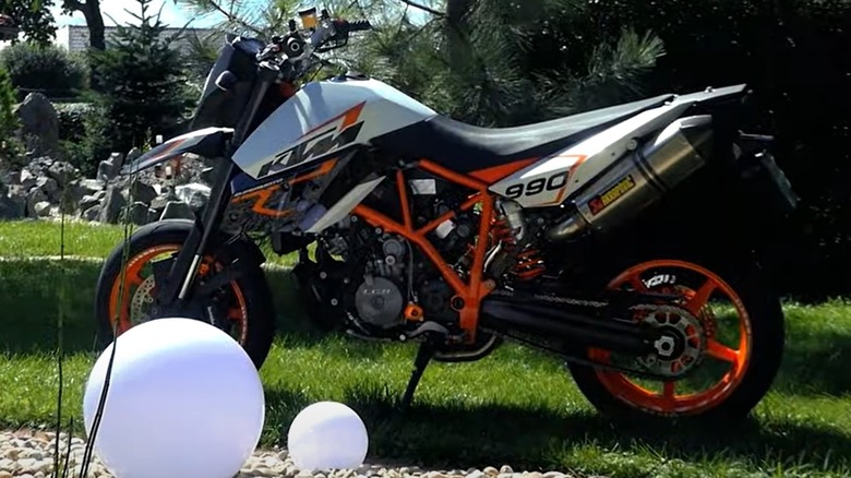 A KTM 990 Supermoto R