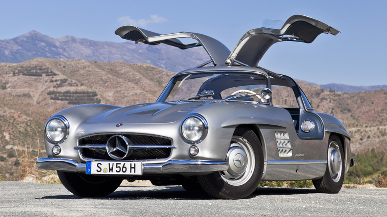 Mercedes-Benz 300SL Gullwing with doors open