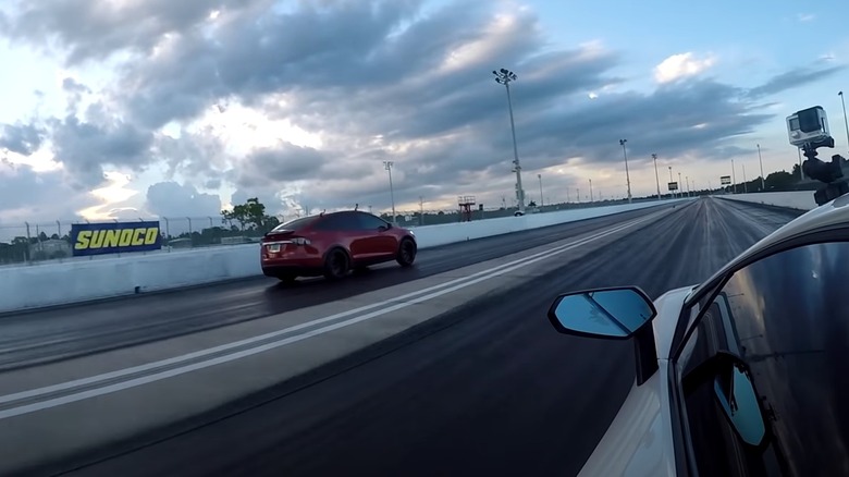 tesla drag race