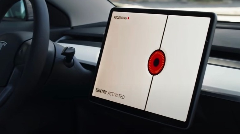 tesla sentry mode