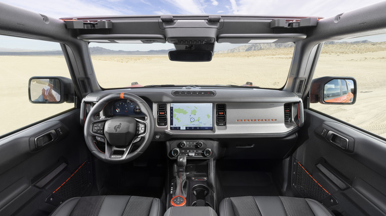 Ford Bronco Raptor interior and dash