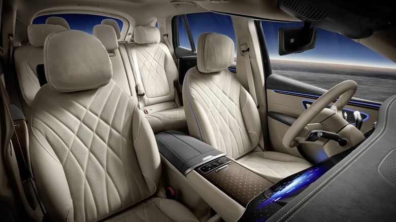 Mercedes-Benz EQS SUV interior seats