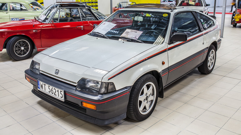 Honda CRX with visible plastic paneling