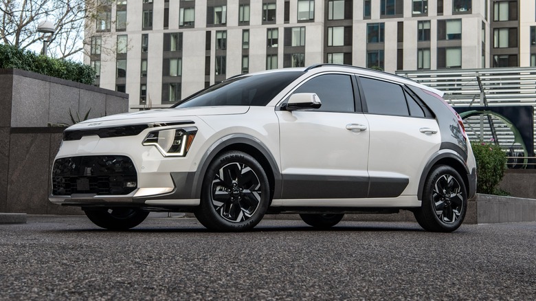 Kia Niro EV in the city