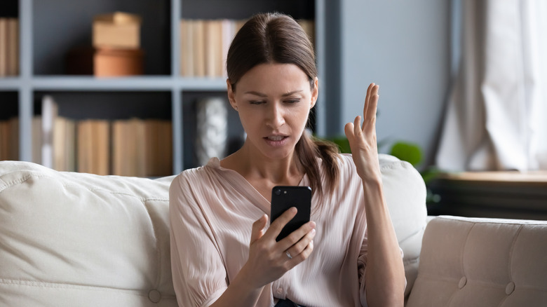 Frustrated with phone