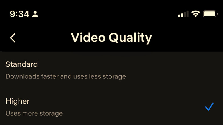 Netflix video quality