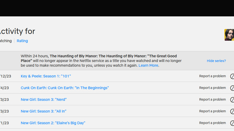 Remove from watch history