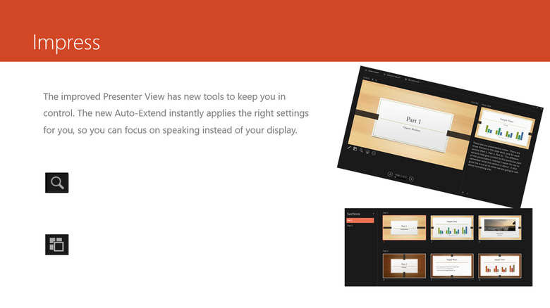 PowerPoint slide in Presentation Mode
