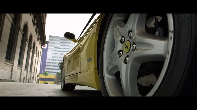 The Rock 1996 Ferrari The Chase scene with yellow Ferrari