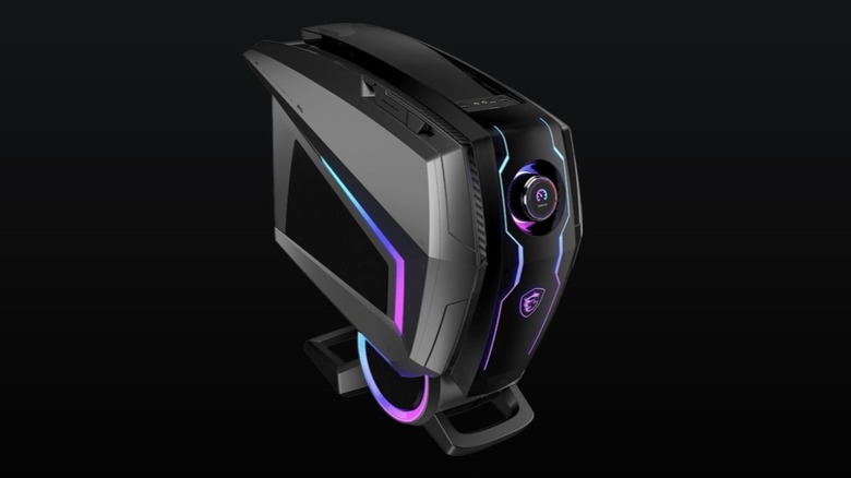 MSI MEG Aegis Ti5 (2022) on a grey and black gradient background