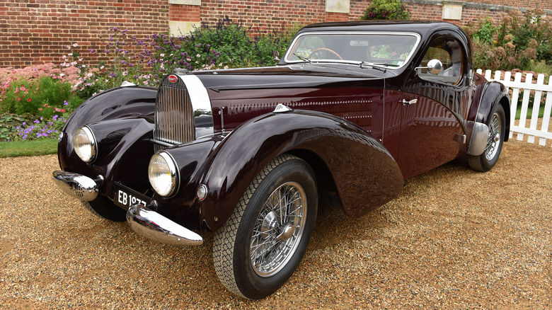 Bugatti Type 57C Atalante at a concours event