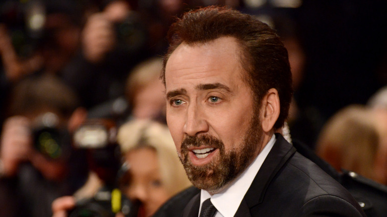 Nicolas Cage at a film premiere