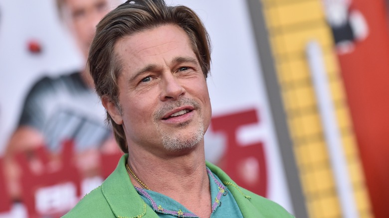 Brad Pitt at a film premiere