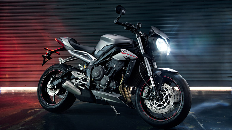 A Triumph Street Triple