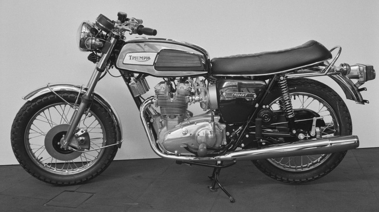 A 1960s Triumph Trident 750