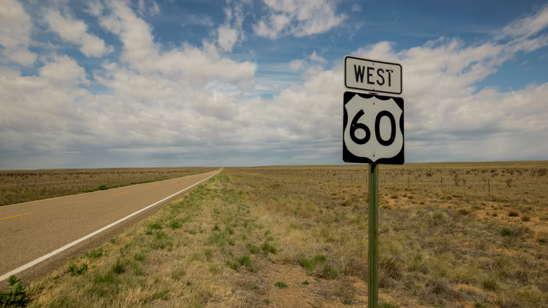 Stretch of U.S. Route 60 highway