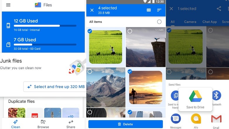 Files by Google Screenshots
