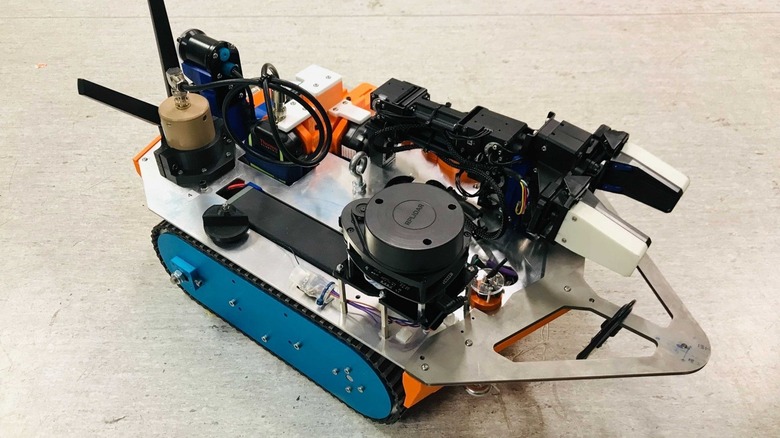 Lyra radiation detection robot