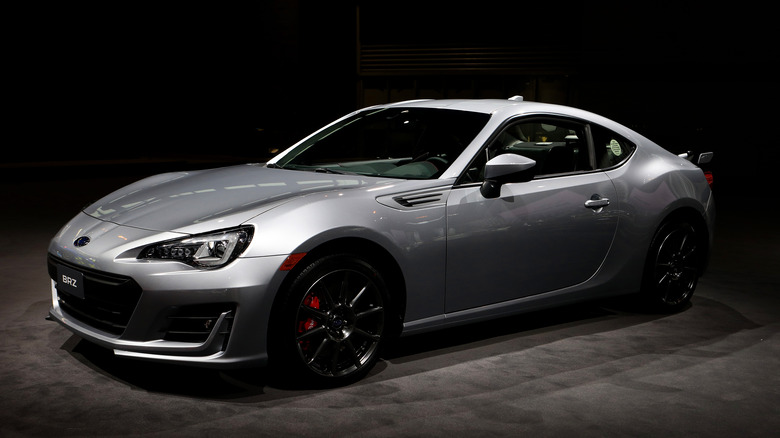 Silver Subaru BRZ