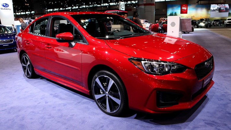 Subaru Impreza at a car show