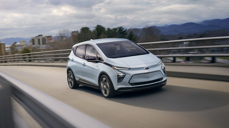 Chevrolet Bolt EV on the road