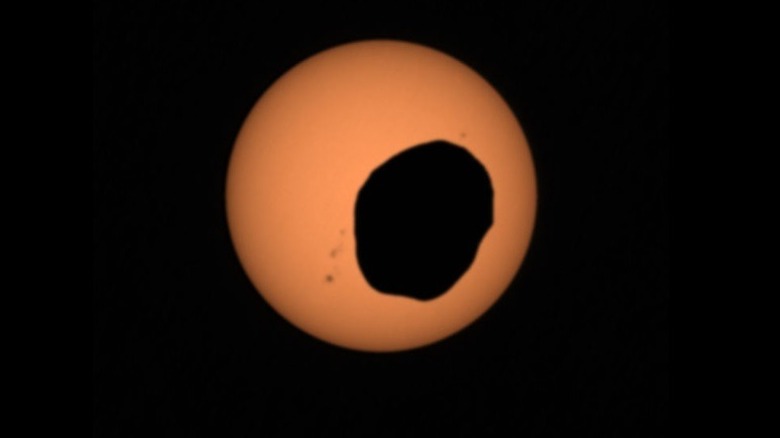 Martian eclipse
