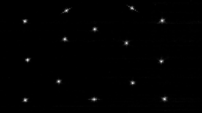 Webb mirror alignment image