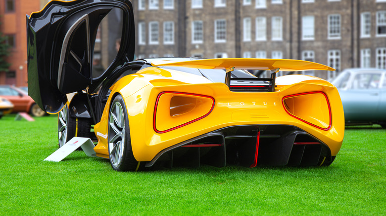 Lotus Evija rear view