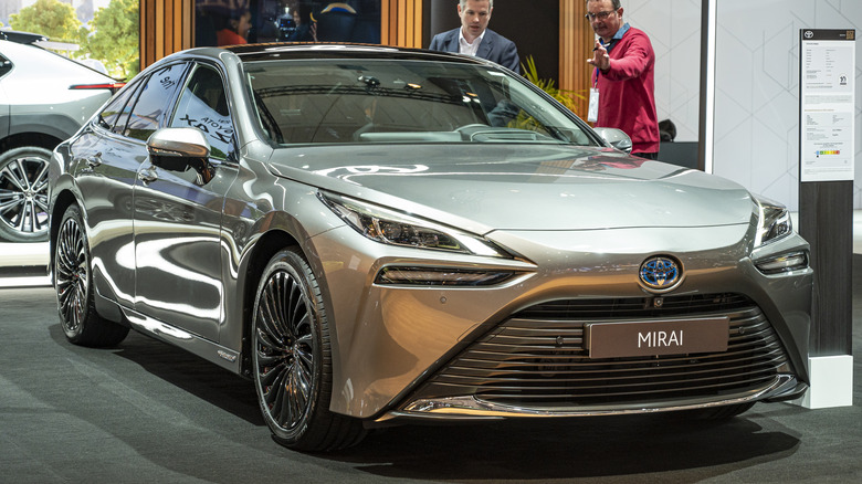 Toyota Mirai on display