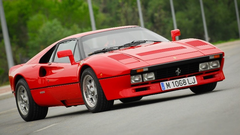 red 1984 Ferrari 288 GTO