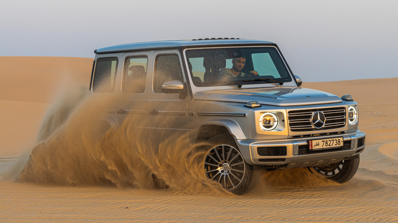 Mercedes-Benz G-Class in the desert