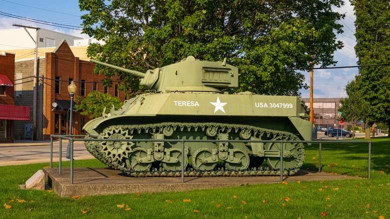 An M3 Stuart tank