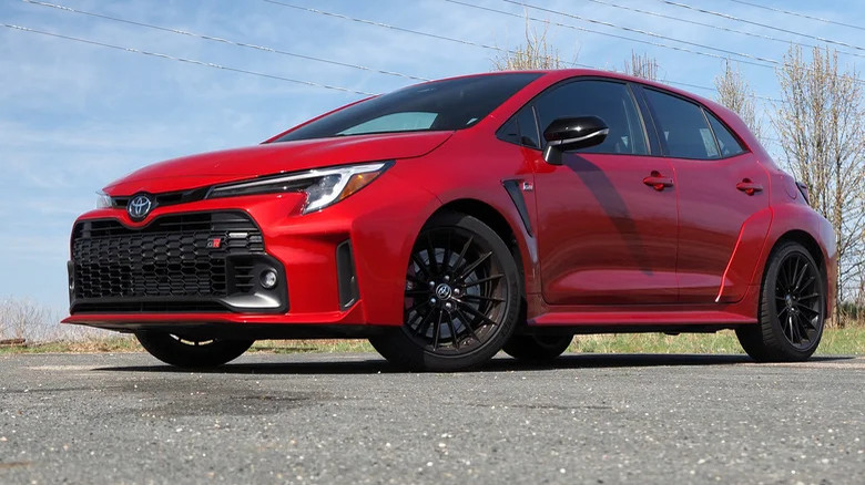 Red Toyota GR Corolla