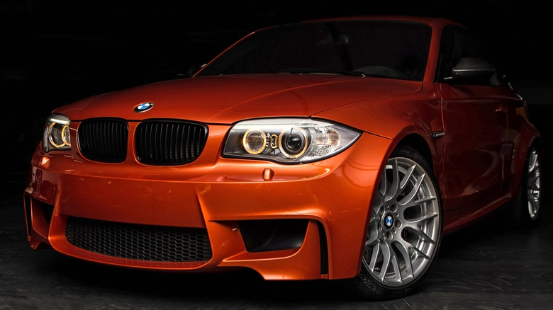 the front fascia of the 1 M Coupe