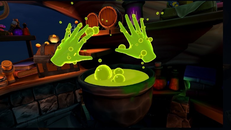 elixir oculus vr hand slime