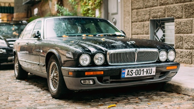 Jaguar XJR-X300 parked on the street