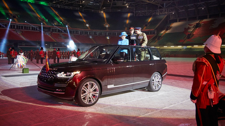 Land Rover Range Rover State Review with Queen Elizabeth II