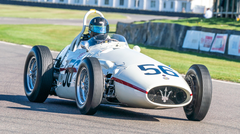 Maserati 250F on track