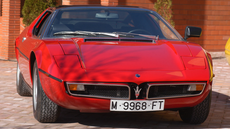 red Maserati Bora