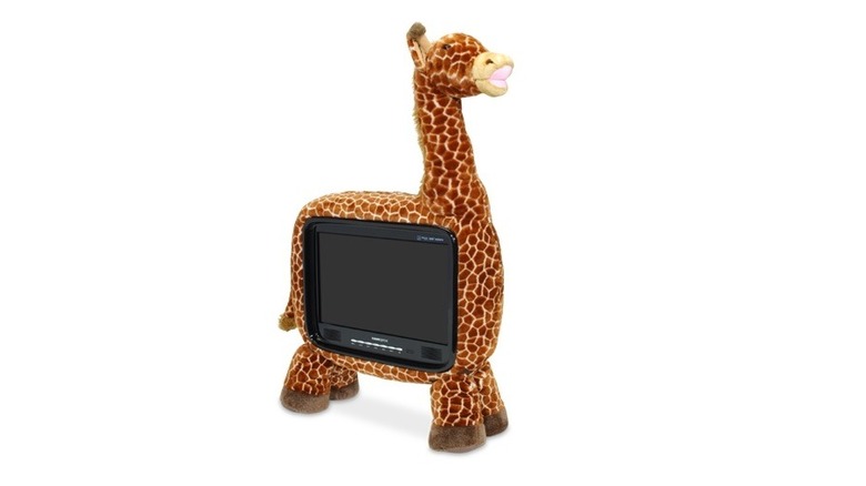 Hannspree giraffe plush TV
