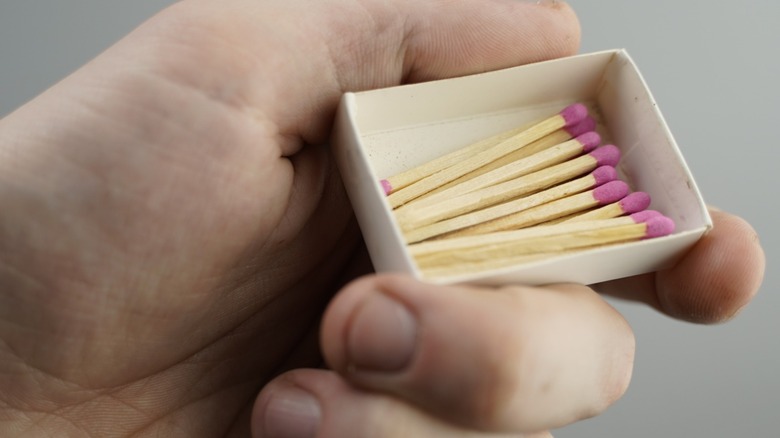 a box of safety matches