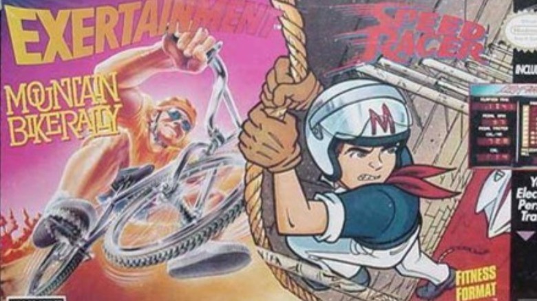 The box art for Exertainment Mountain Bike Rally/Speed Racer