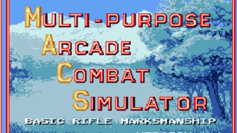 The title screen of MACS
