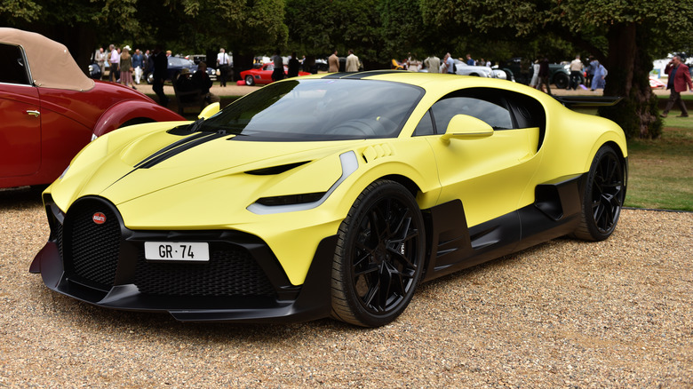 Bugatti Divo parked