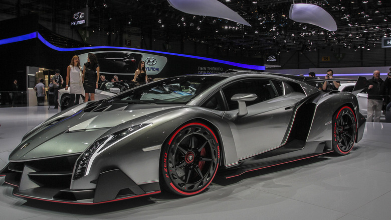 Lamborghini Veneno at a show